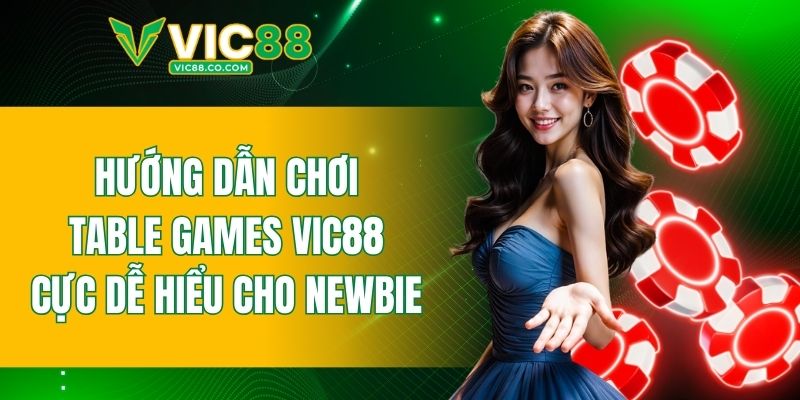 hướng dẫn chơi Table Games VIC88