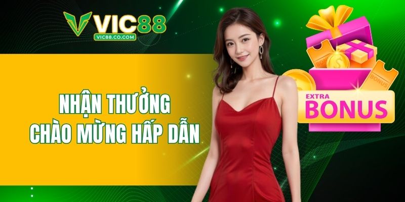 Nhận thưởng chào mừng hấp dẫn